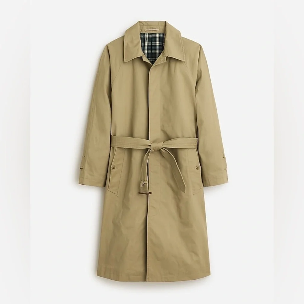 J Crew Ludlow trench coat in water-resistant cotton BS470